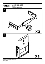 Preview for 11 page of Next LOUIS BEDSIDE Assembly Instructions Manual