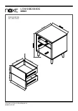 Preview for 15 page of Next LOUIS BEDSIDE Assembly Instructions Manual