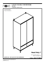 Next LOUIS DOUBLE 603469 Assembly Instructions Manual предпросмотр