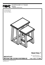 Next M60905 Assembly Instructions Manual preview