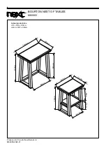 Preview for 10 page of Next M60905 Assembly Instructions Manual