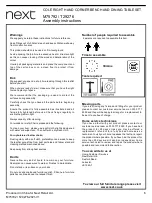 Предварительный просмотр 6 страницы Next M75792 Assembly Instructions Manual