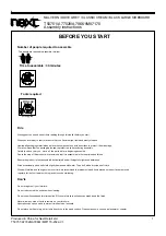 Предварительный просмотр 2 страницы Next M87170 Assembly Instructions Manual