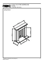 Предварительный просмотр 12 страницы Next M90423 Assembly Instructions Manual