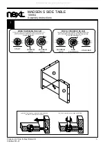 Предварительный просмотр 7 страницы Next MADSEN 108964 Assembly Manual