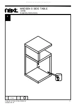 Предварительный просмотр 10 страницы Next MADSEN 108964 Assembly Manual