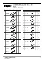 Предварительный просмотр 5 страницы Next MADSEN 362350 Assembly Instructions Manual