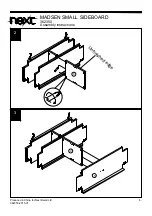 Предварительный просмотр 8 страницы Next MADSEN 362350 Assembly Instructions Manual