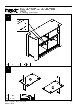 Предварительный просмотр 14 страницы Next MADSEN 362350 Assembly Instructions Manual