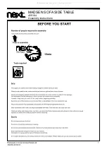 Preview for 2 page of Next MADSEN 459164 Assembly Instructions Manual