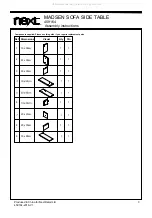 Preview for 4 page of Next MADSEN 459164 Assembly Instructions Manual