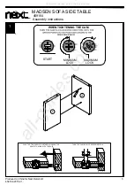 Предварительный просмотр 6 страницы Next MADSEN 459164 Assembly Instructions Manual