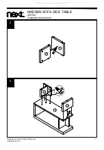 Preview for 8 page of Next MADSEN 459164 Assembly Instructions Manual