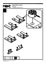 Предварительный просмотр 7 страницы Next MADSEN NEST 462270 Assembly Instructions Manual