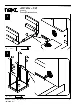 Предварительный просмотр 8 страницы Next MADSEN NEST 462270 Assembly Instructions Manual