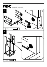 Предварительный просмотр 9 страницы Next MADSEN NEST 462270 Assembly Instructions Manual