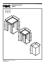 Предварительный просмотр 11 страницы Next MADSEN NEST 462270 Assembly Instructions Manual