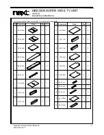 Предварительный просмотр 4 страницы Next MADSEN SUPER WIDE TV UNIT Assembly Instructions Manual
