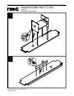 Предварительный просмотр 7 страницы Next MADSEN SUPER WIDE TV UNIT Assembly Instructions Manual