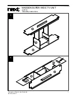 Предварительный просмотр 8 страницы Next MADSEN SUPER WIDE TV UNIT Assembly Instructions Manual