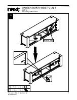 Предварительный просмотр 12 страницы Next MADSEN SUPER WIDE TV UNIT Assembly Instructions Manual