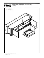 Предварительный просмотр 18 страницы Next MADSEN SUPER WIDE TV UNIT Assembly Instructions Manual