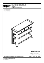 Preview for 1 page of Next MALVERN 120816 Assembly Instructions Manual