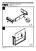 Preview for 9 page of Next MALVERN 120816 Assembly Instructions Manual