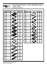 Preview for 4 page of Next MALVERN 149983 Assembly Instructions Manual