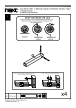 Preview for 6 page of Next MALVERN 154730 Assembly Instructions Manual