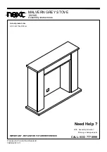 Preview for 1 page of Next MALVERN 182349 Assembly Instruction Manual