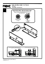 Preview for 7 page of Next MALVERN 182349 Assembly Instruction Manual