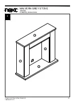 Preview for 11 page of Next MALVERN 182349 Assembly Instruction Manual