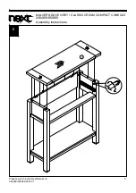 Предварительный просмотр 10 страницы Next MALVERN 246469 Assembly Instructions Manual