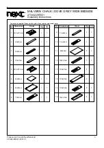 Preview for 4 page of Next MALVERN 273442 Assembly Instructions Manual