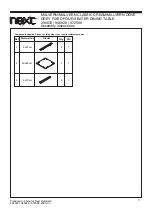 Preview for 4 page of Next MALVERN 294033 Assembly Instructions Manual