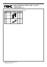 Предварительный просмотр 4 страницы Next MALVERN 463102 Assembly Instructions Manual