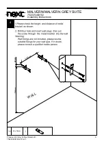 Предварительный просмотр 9 страницы Next MALVERN 463102 Assembly Instructions Manual