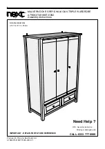 Preview for 1 page of Next MALVERN A79663 Assembly Instructions Manual