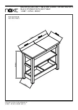 Предварительный просмотр 11 страницы Next MALVERN BLACK 290607 Assembly Instructions Manual