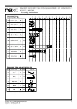 Preview for 5 page of Next MALVERN CLASSIC 931762 Assembly Instructions Manual