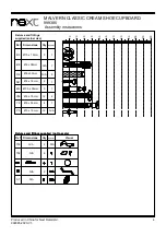 Предварительный просмотр 5 страницы Next MALVERN CLASSIC CREAM SHOE CUPBOARD Assembly Instructions Manual