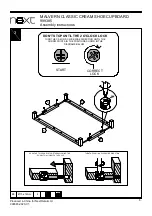 Предварительный просмотр 7 страницы Next MALVERN CLASSIC CREAM SHOE CUPBOARD Assembly Instructions Manual