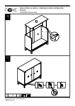 Предварительный просмотр 11 страницы Next MALVERN CLASSIC CREAM SHOE CUPBOARD Assembly Instructions Manual