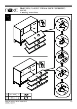 Предварительный просмотр 13 страницы Next MALVERN CLASSIC CREAM SHOE CUPBOARD Assembly Instructions Manual