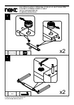 Предварительный просмотр 8 страницы Next MALVERN CLASSIC CREAM Assembly Instructions Manual