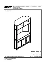 Preview for 1 page of Next MALVERN CLASSIC T66584 Assembly Instructions Manual