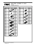 Предварительный просмотр 4 страницы Next MALVERN CORNER TV UNIT Assembly Instructions Manual