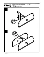 Предварительный просмотр 7 страницы Next MALVERN CORNER TV UNIT Assembly Instructions Manual