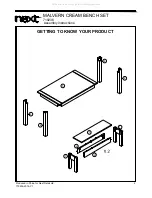 Предварительный просмотр 3 страницы Next MALVERN CREAM 719236 Assembly Instructions Manual